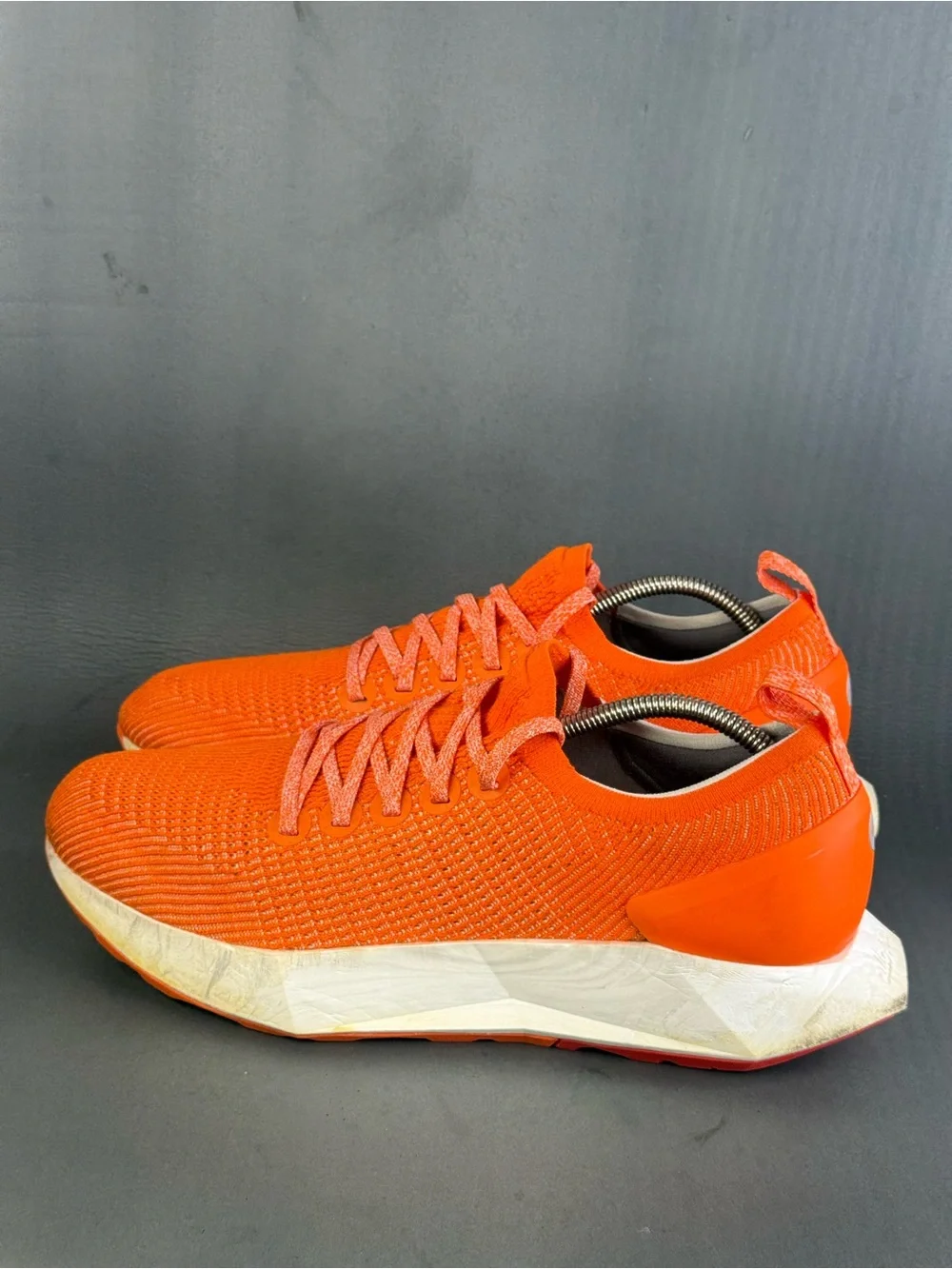 Allbirds Tree Flyer bright orange athletic sneaker shoes men’s size 11.5